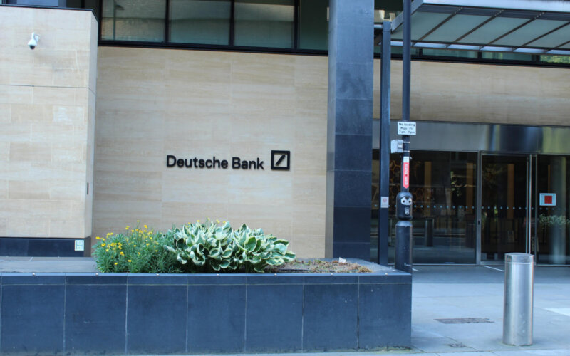 London/england-,May,31,2020:,London,Headquarters,Of,Deutsche,Bank,In