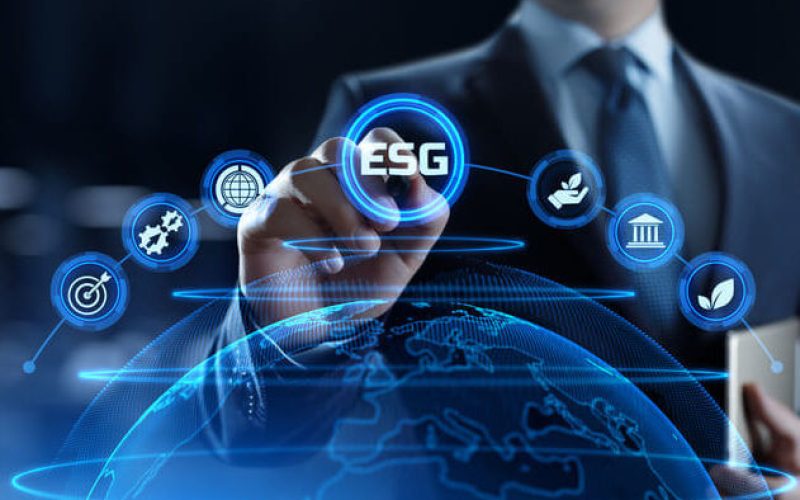 Esg,Environmental,Social,Governance,Business,Strategy,Investing,Concept.,Businessman,Pressing