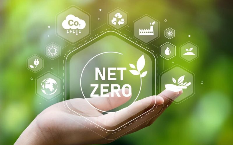 The,Concept,Of,Carbon,Neutral,And,Net,Zero.,Natural,Environment