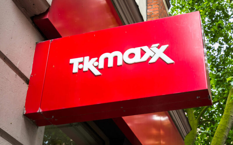 London,,Uk,,July,10th,2021:,Tk,Maxx,Department,Store,Red