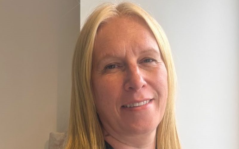 Emma King, SLR Consulting’s new technical director and regional manager, smiling in a dark floral blouse.