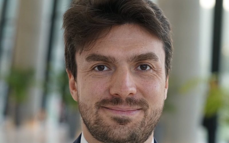 Nicholas Garattini, DTZ Investors' head of capital formation, wearing a navy suit and patterned tie