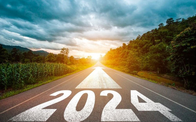 New,Year,2024,Or,Straight,Forward,Concept.,Text,2024,Written
