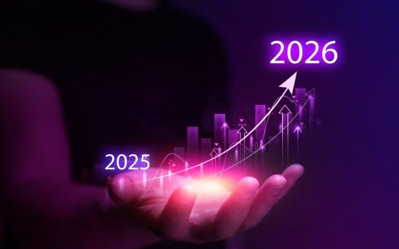 Growth,Graph,A,Year,2026,Of,Business,And,Data,Analysis.