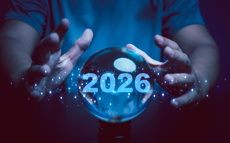 A,Glowing,Crystal,Ball,With,The,Year,2026,Illuminated,Inside