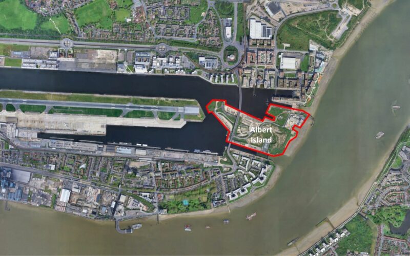 Albert Island site labelled