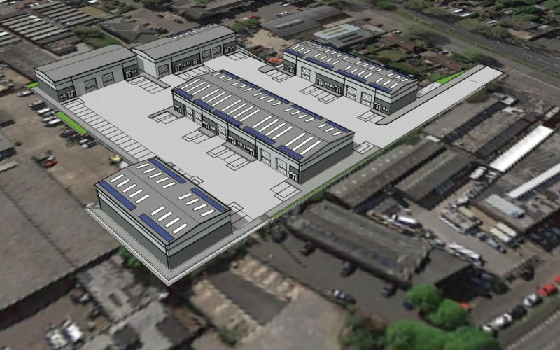 BRackley CGI - proposed development of Ian Marlow Centre - Brackley Property Developments