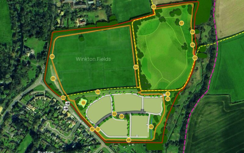 Bargate site in Burton, near Christchurch