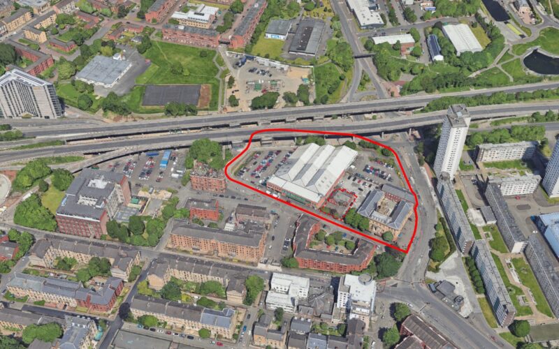 Chinatown Glasgow - red line site map