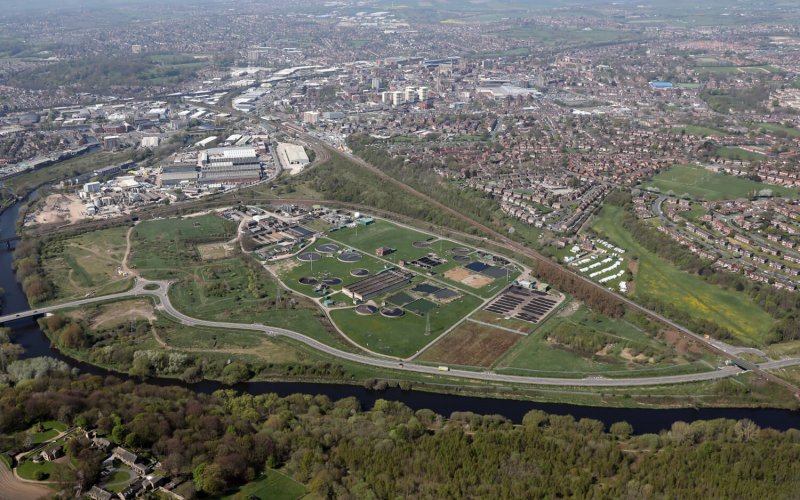 City Fields Calder Vale aerial 2022