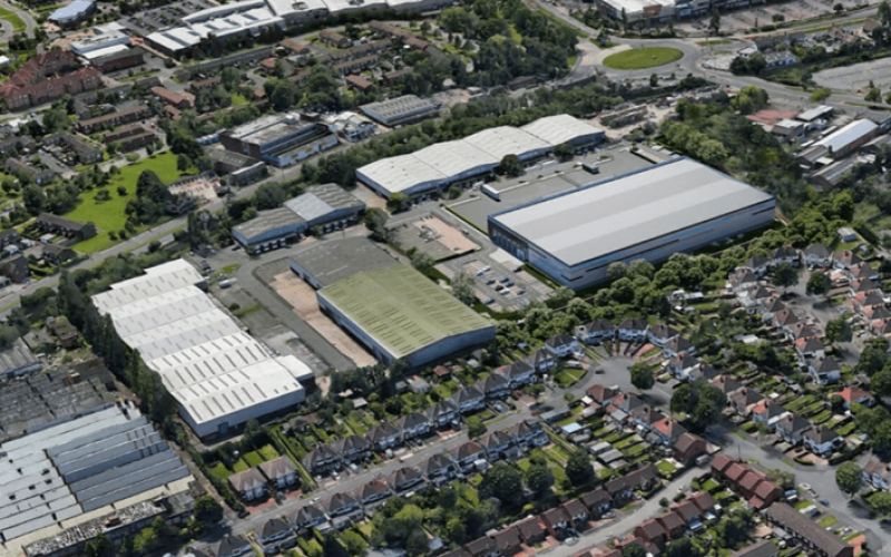 Erdington Industrial Park (including CGI of to be developed mid-box units)