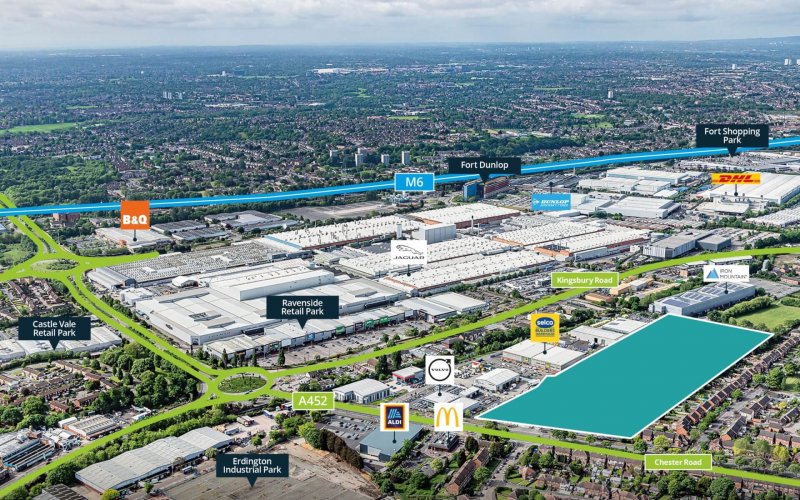 Former GKN Automotive plant Birmingham Chancerygate Bridges
