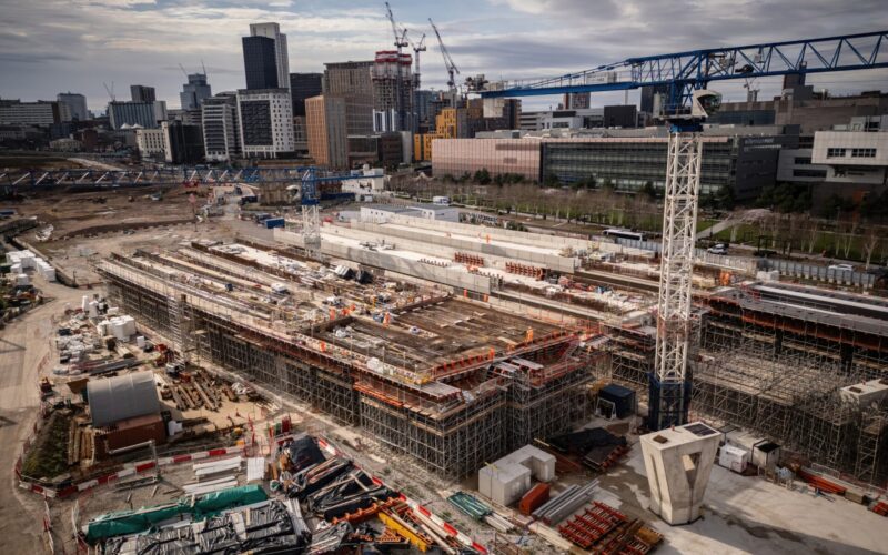 Birmingham,,Uk,-,March,20,,2024,-,Aerial,Drone,View