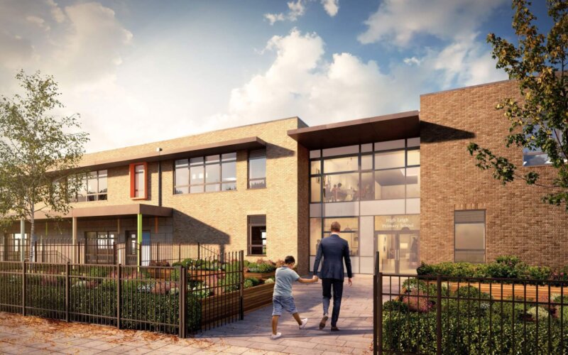 High Leigh Primary School entrance (McLaren)