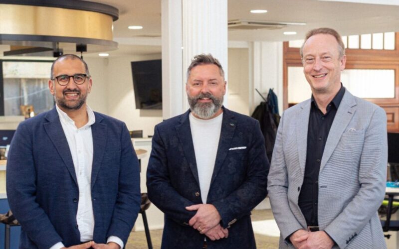 L-R Amman Boughman, Jason Stapley, Simon Toplass