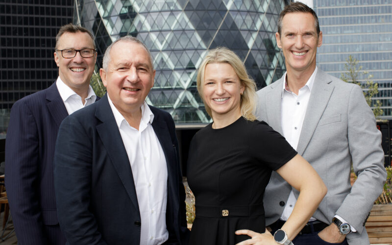 L-R Calum Campbell GS, Les McAndrew GS, Lottie Bonney AR, Ian Wimpenny AR