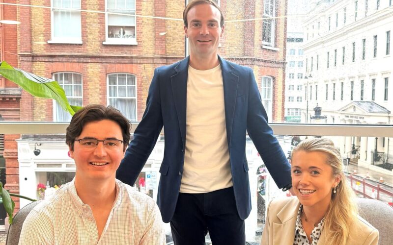 (L to R) Henry Mason, Will Hooper, Matilda Farmer