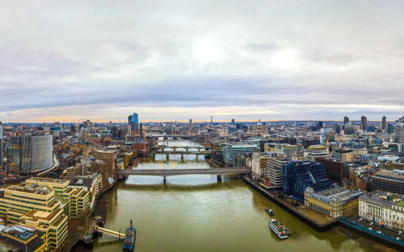Aerial,View,Of,The,City,Of,London,,The,Historic,Centre