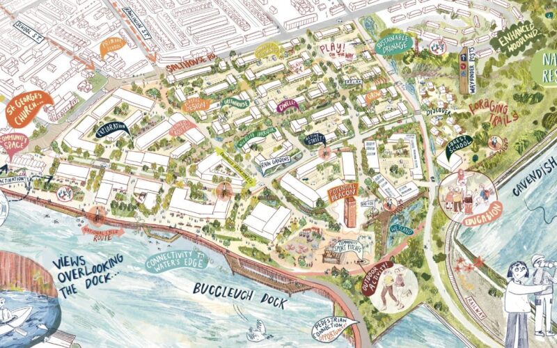 Marina Village Sketch, Barrow