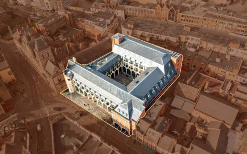 ON THE MARKET: Offers are being invited for Northampton Guildhall Extension, above, Northampton County Hall’s Constabulary Block and Centre Block, plus Judges’ Lodging  through property consultancy Vail Williams