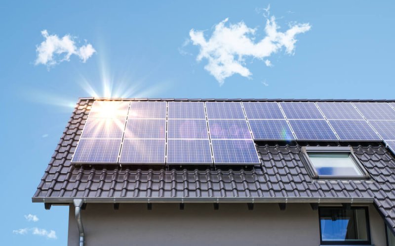 Photovoltaic,Panels,On,The,Roof