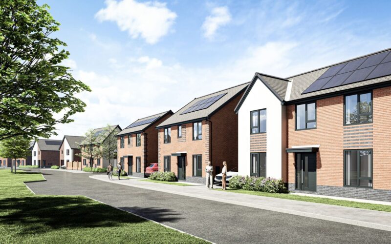 Planning granted - Honey will build 184 new homes at Besscarr, Doncaster (CGI is illustrative of house types)