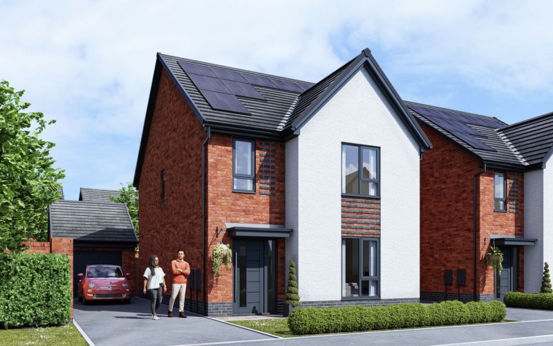 Planning granted - Honey will build 95 homes at Barnburgh Lane, Barnsley (image is indicative of housetype that will be built)