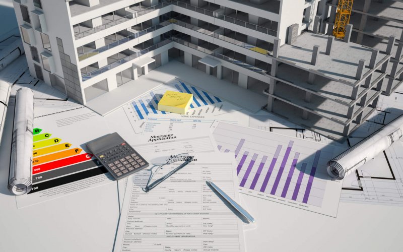 3d,Rendering,Of,A,Real,Estate,And,Construction,Concept