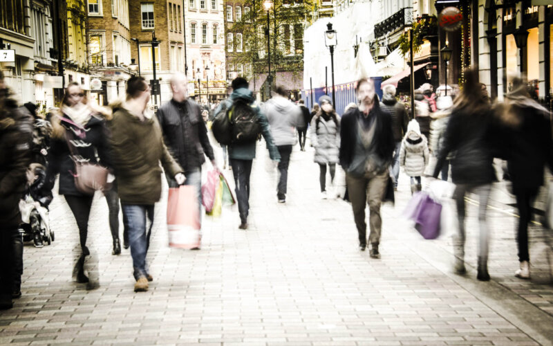 Covent,Garden,,London-,30,December,2016:,Busy,High,Street,With