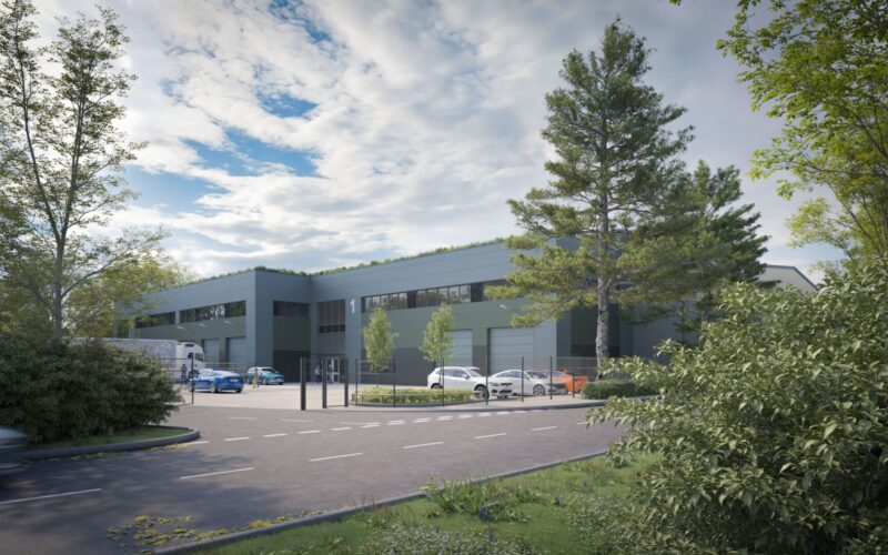 Sustainable - UrbanX will provide Grade A sustainable urban logistics accomodation (CGI of development shown)