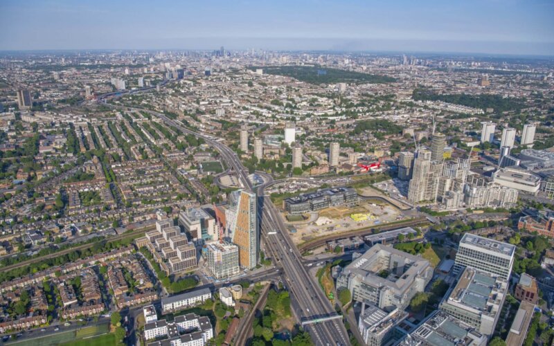 White City Deep Tech Campus aerial - copyright Jason Hawkes_JasonHawkes-9301861-min