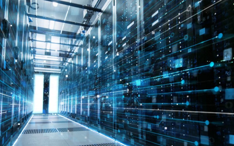 Shot,Of,A,Working,Data,Center,With,Rows,Of,Rack