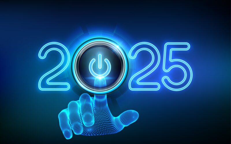2025,Start.,Wireframe,Hand,About,To,Press,A,Power,Button.