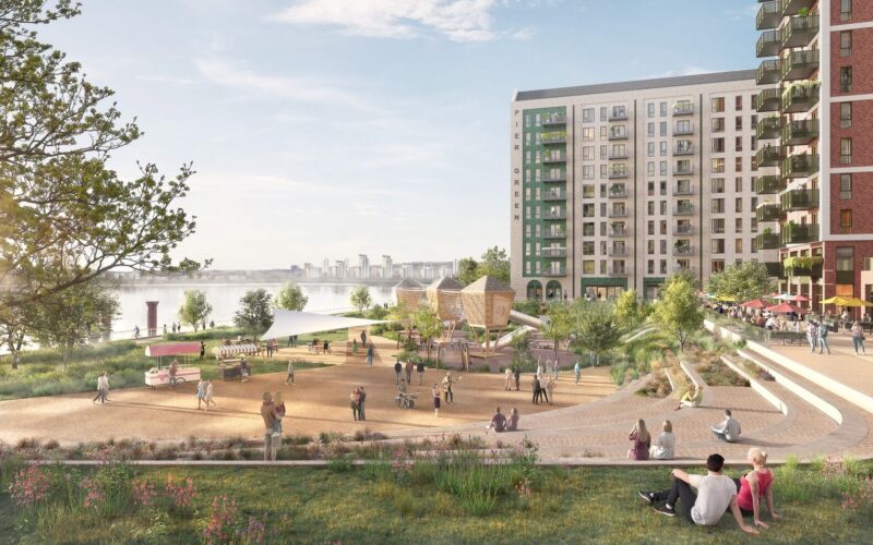 Beckton Gasworks CGI